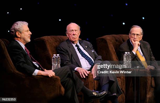 Stanford University Consulting Professor Philip Taubman, former Secretary of State George P. Shultz and Nuclear Threat Initiative CEO and former...