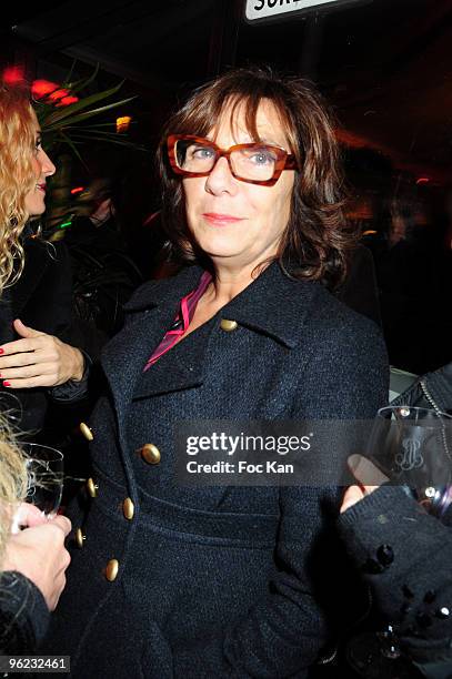 Photographer Sophie Calle attends the Prix de Flore 2009 Literary Awards Cocktail Party at the Cafe de Flore on November 5, 2009 in Paris, France.
