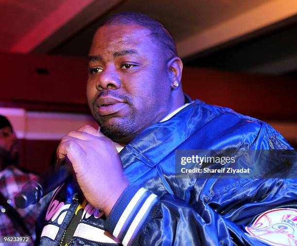 Biz Markie attends Subsessions: A Journey Through 30 Years of Hip Hop at the New York Transit Museum on January 27, 2010 in New York City.