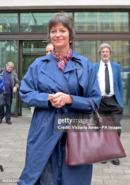 Blogger Alison Chabloz of Charlesworth, Glossop, Derbyshire, leaves Westminster Magistrates' Court, London, where she was found guilty of posting...