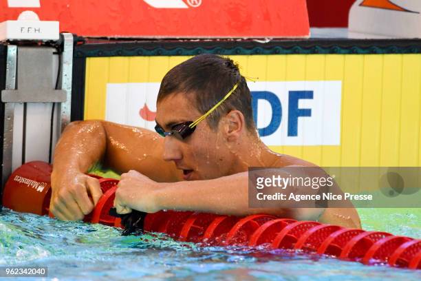 Jordan Pothain 200m freestyle during the French National Swimming championship on May 25, 2018 in Saint Raphael, France.