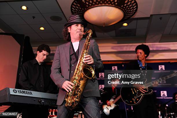 Musician Boney James performs at the GRAMMY In the Schools Live! event at Smashbox West Hollywood on January 27, 2010 in West Hollywood, California.