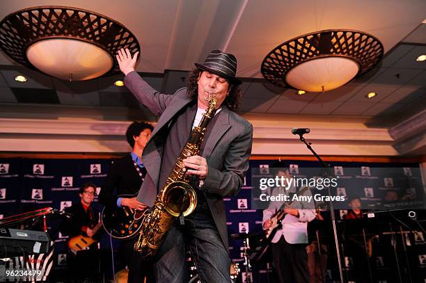 Musician Boney James performs at the GRAMMY In the Schools Live! event at Smashbox West Hollywood on January 27, 2010 in West Hollywood, California.