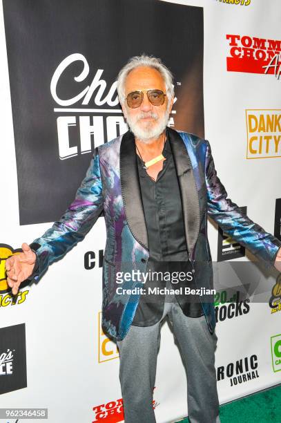 Tommy Chong arrives at his 80th Birthday party on May 24, 2018 in Los Angeles, California.