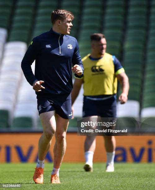 Dublin , Ireland - 25 May 2018; Garry Ringrose during the Leinster captains run at the Aviva Stadium in Dublin.