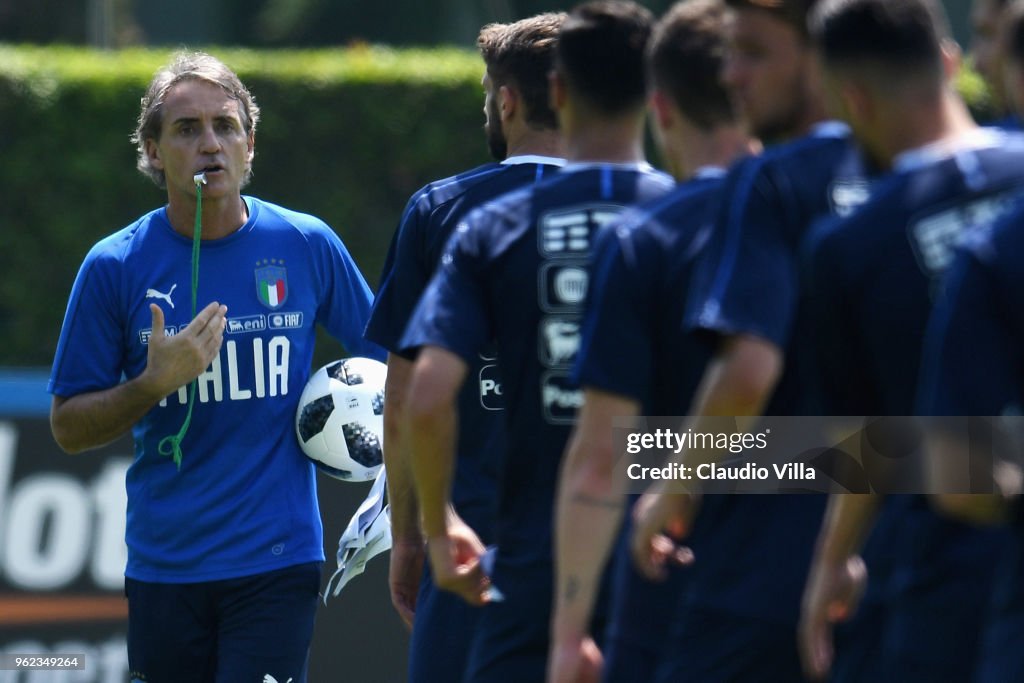 Italy Training Session And Press Conference