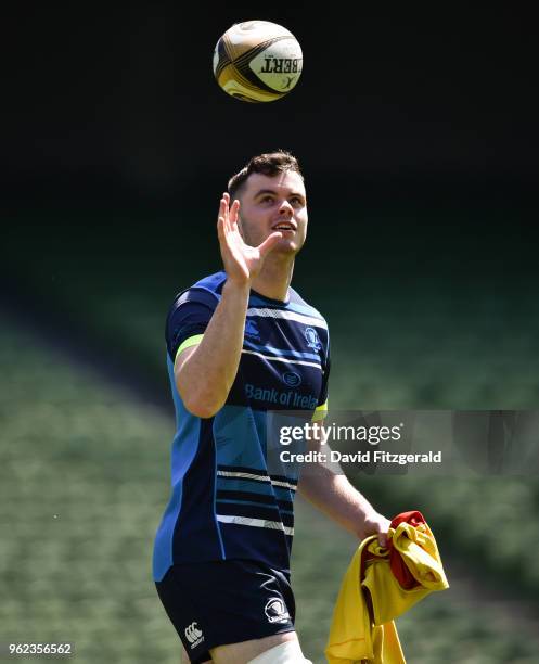 Dublin , Ireland - 25 May 2018; James Ryan during the Leinster captains run at the Aviva Stadium in Dublin.