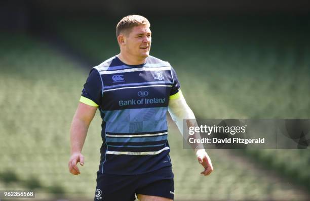 Dublin , Ireland - 25 May 2018; Tadhg Furlong during the Leinster captains run at the Aviva Stadium in Dublin.