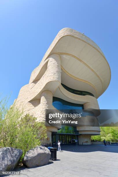 national museum of the american indian building in washington dc, usa - smithsonian institution stock pictures, royalty-free photos & images