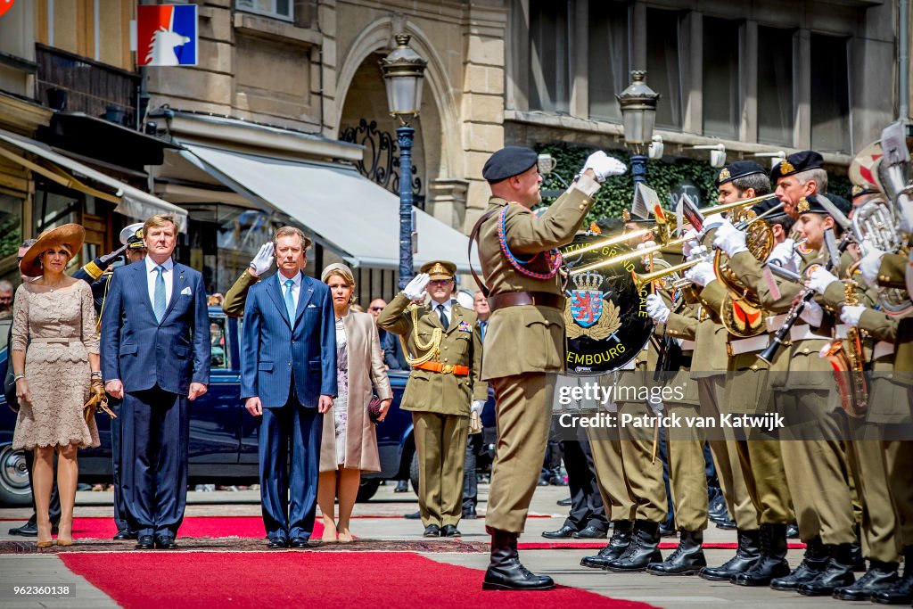 King And Queen Of The Netherlands Visit Luxembourg: Day Three