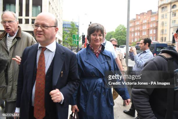 Blogger Alison Chabloz of Charlesworth, Glossop, Derbyshire, leaves Westminster Magistrates' Court, London, where she was found guilty of posting...