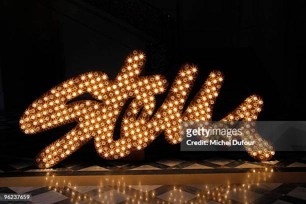 Atmosphere during the presentation of the Stella McCartney Autumn/Winter 2010 collection at the British Ambassador's Residence on January 27, 2010 in...