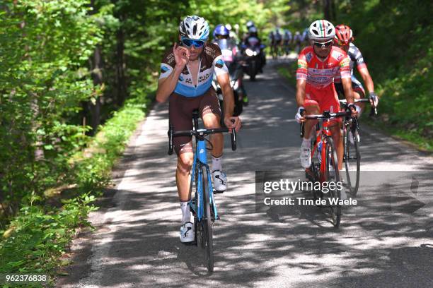 Matteo Montaguti of Italy and Team AG2R La Mondiale / Fausto Masnada of Italy and Team Androni Giocattoli-Sidermec / during the 101st Tour of Italy...