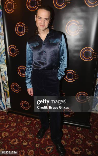 Jordan Roth poses at the 2018 Outer Critics Circle Awards at Sardi's on May 24, 2018 in New York City.