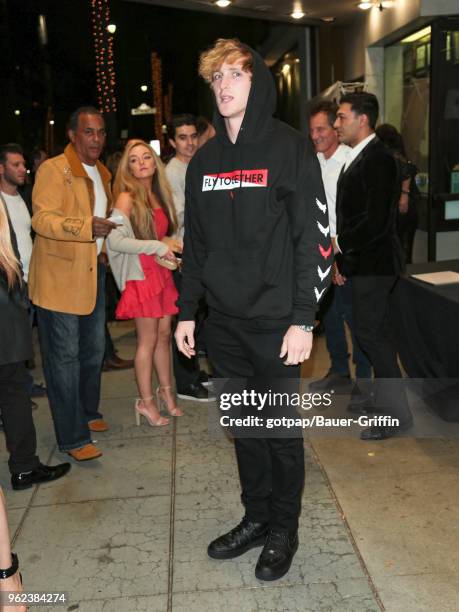 Logan Paul is seen on May 24, 2018 in Los Angeles, California.