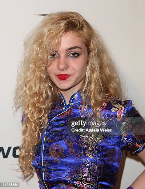 Angelica Andrews attends the 2010 eWorld Music Awards at the Conga Room L.A. Live on January 27, 2010 in Los Angeles, California.