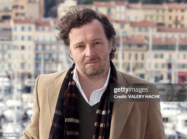 German interpreter Christian Gerhaher poses during a photocall on January 26, 2010 in Cannes, southeastern France, as part of the music world's...