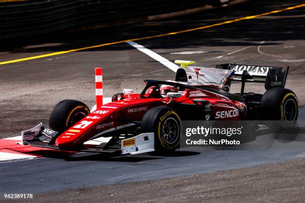 Antonio FUOCO from Italy of CHAROUZ RACING SYSTEM during the Monaco Formula Two race 1 at Monaco on 25th of May, 2018 in Montecarlo, Monaco.