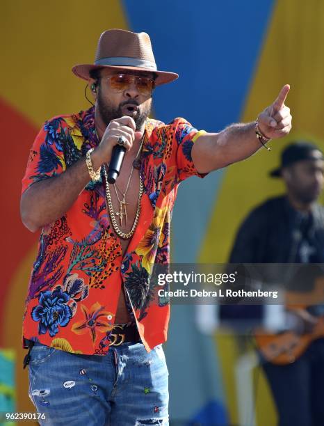 Shaggy performs on ABC's "Good Morning America's" Summer Concert Series at Rumsey Playfield, Central Park on May 25, 2018 in New York City.