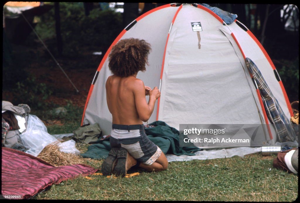 Festival Goer At Woodstock