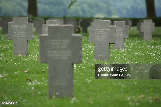 German military cemetery that contains the remains of 8,625 German soldiers killed during World War I stands near Belleau Wood, where 100 years...