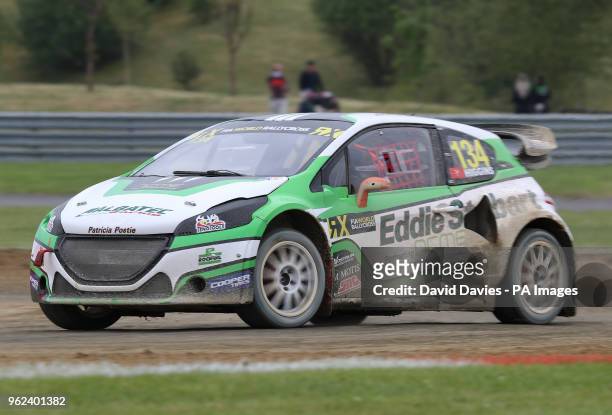 Dave Higgins during day one of the 2018 FIA World Rallycross Championship at Silverstone, Towcester. PRESS ASSOCIATION Photo. Picture date: Friday...