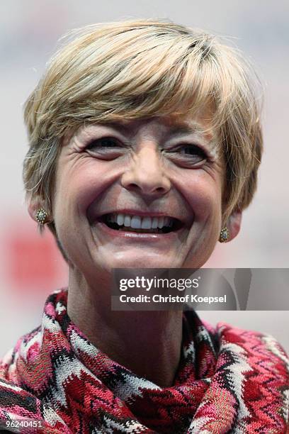 Dressage olympic winner Ann Kathrin Linsenhoff looks on during German the Future Award 2009 at the Congress Centre Federal Parliament Bonn on January...