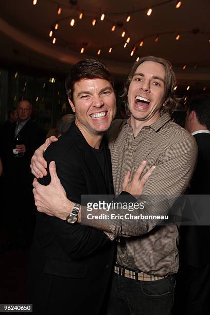 Director Mark Steven Johnson and Dax Shepard at the World Premiere of Touchstone Pictures 'When In Rome' on January 27, 2010 at the El Capitan...