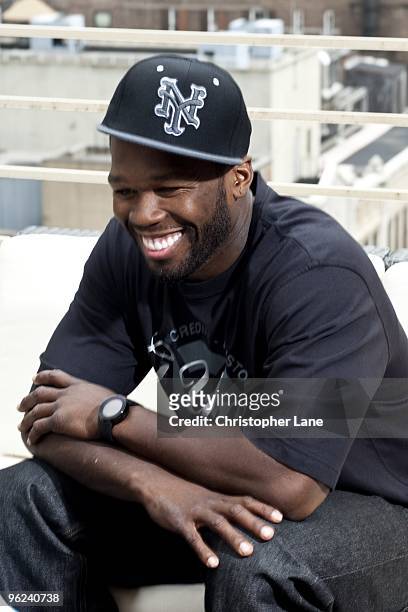 Music Artist 50 Cent is interviewed on September 22, 2009 in New York City.