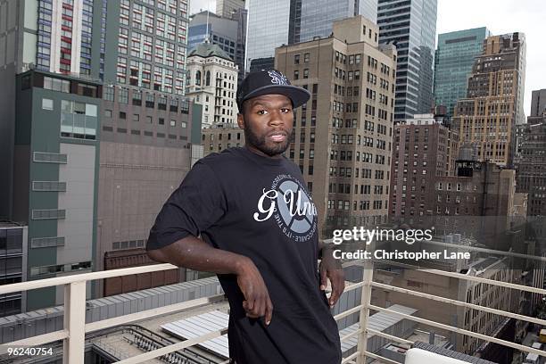 Music Artist 50 Cent poses for a photo on September 22, 2009 in New York City.