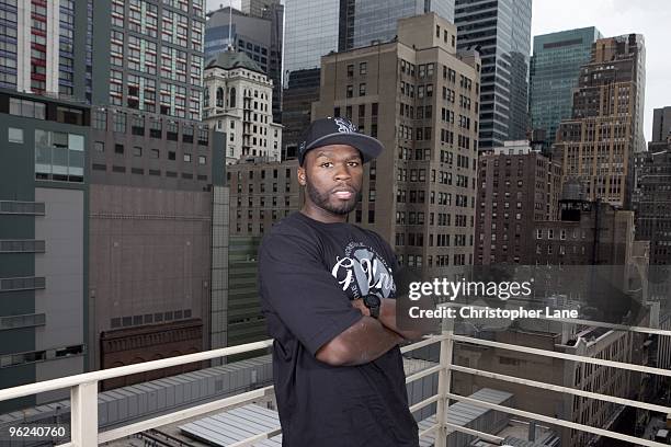 Music Artist 50 Cent poses for a photo on September 22, 2009 in New York City.