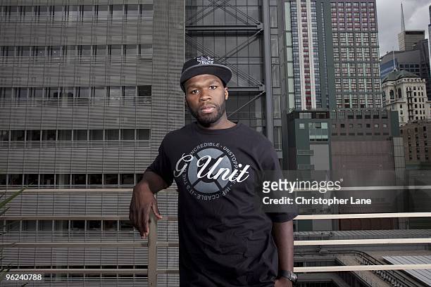 Music Artist 50 Cent poses for a photo on September 22, 2009 in New York City.