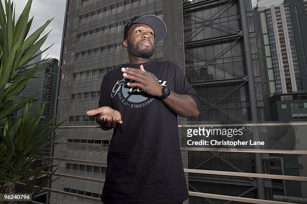 Music Artist 50 Cent poses for a photo on September 22, 2009 in New York City.