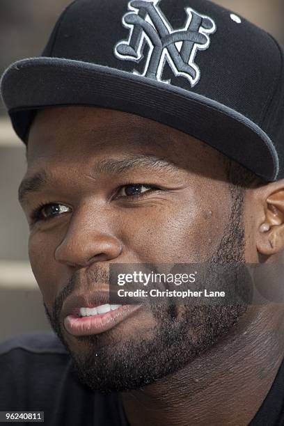 Music Artist 50 Cent is interviewed on September 22, 2009 in New York City.