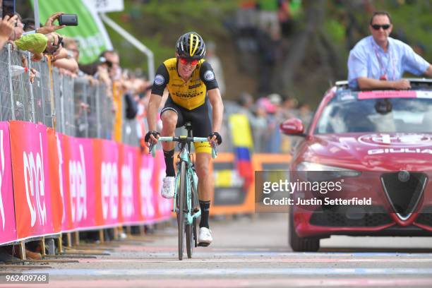 Arrival / George Bennett of New Zealand and Team LottoNL-Jumbo / during the 101st Tour of Italy 2018, Stage 19 a 185km stage from Venaria Reale to...