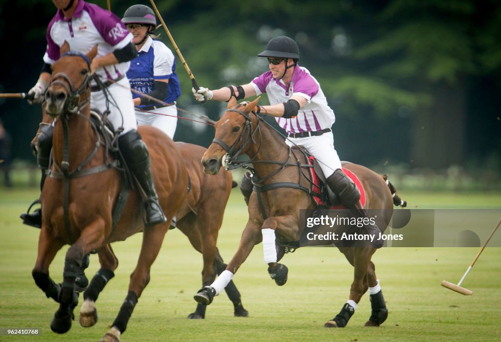 The Duke Of Cambridge Takes Part In Charity Polo Match