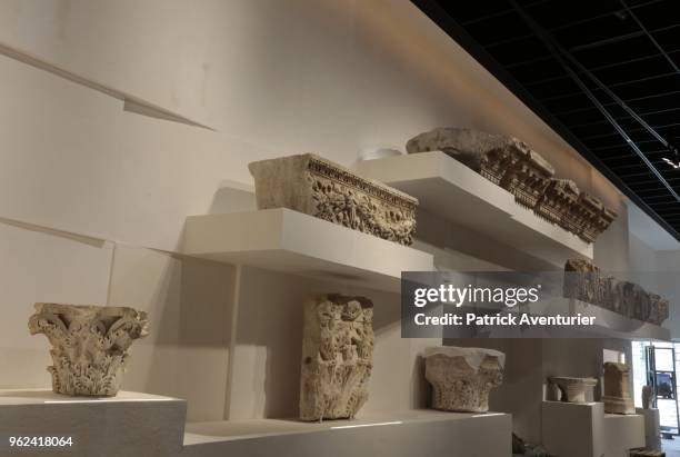 The city of Nimes opens its new Museum of Romanite on May 25, 2018 in Nimes, France. Inside this new contemporary building, more than 5,000 heritage...