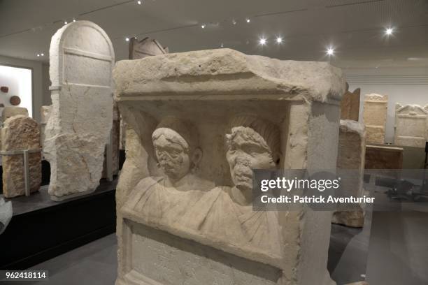 The city of Nimes opens its new Museum of Romanite on May 25, 2018 in Nimes, France. Inside this new contemporary building, more than 5,000 heritage...