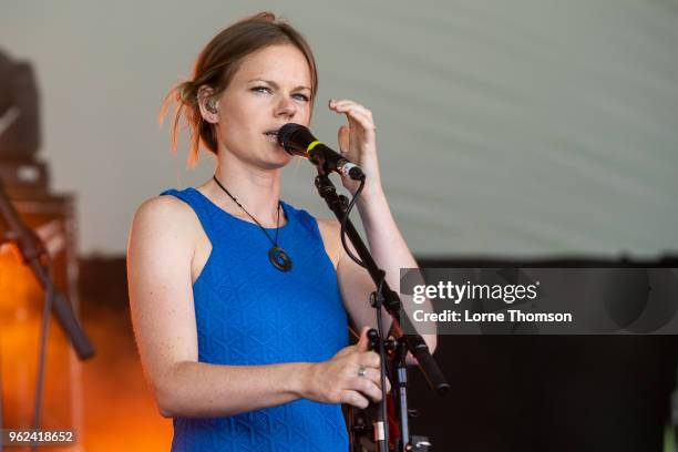 Megan Henderson of Breabach performs at BBC Music - The Biggest Weekend at Scone Palace on May 25, 2018 in Perth, Scotland.
