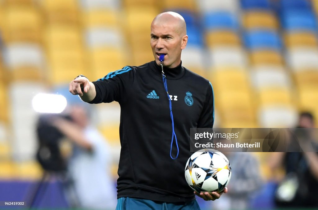 Real Madrid Training Session - UEFA Champions League Final Previews