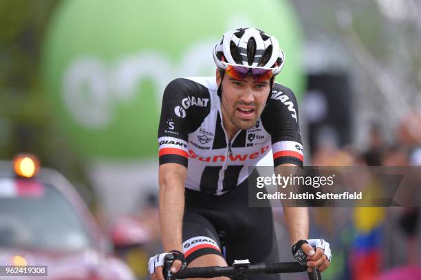 Arrival / Tom Dumoulin of The Netherlands and Team Sunweb / Disappointment / during the 101st Tour of Italy 2018, Stage 19 a 185km stage from Venaria...