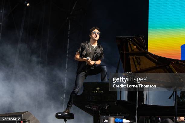 Jamie Cullum performs at BBC Music - The Biggest Weekend at Scone Palace on May 25, 2018 in Perth, Scotland.