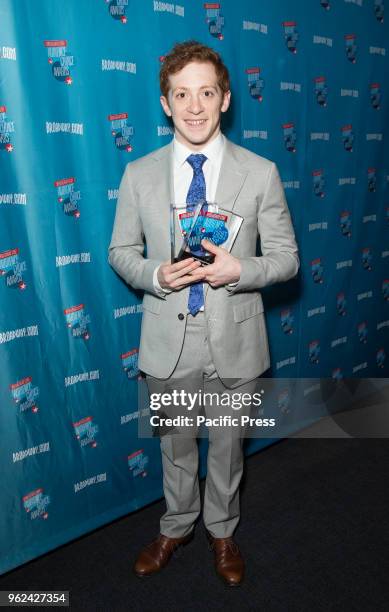 Ethan Slater attends Broadway.com Audience Choice Awards celebration at 48 Lounge.