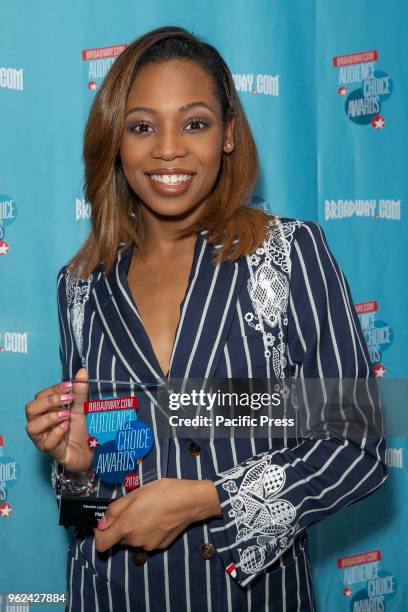 Hailey Kilgore attends Broadway.com Audience Choice Awards celebration at 48 Lounge.