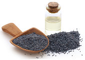 Poppy seeds with extract