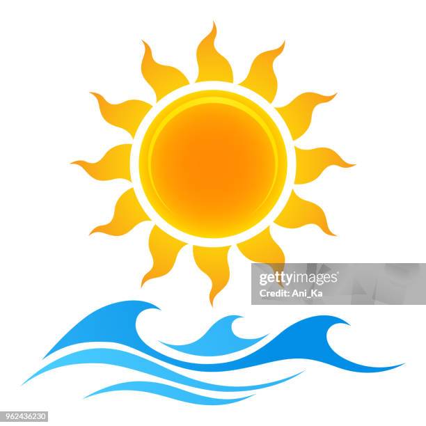 Sunwave Vector Sun And Wave High-Res Vector Graphic - Getty Images