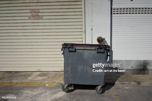 garbage bin - industrial bin stock pictures, royalty-free photos & images