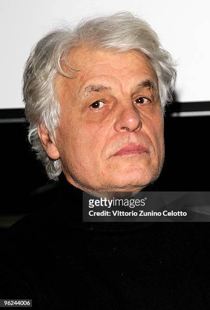 Actor and Director Michele Placido attends a press conference on January 28, 2010 in Milan, Italy.