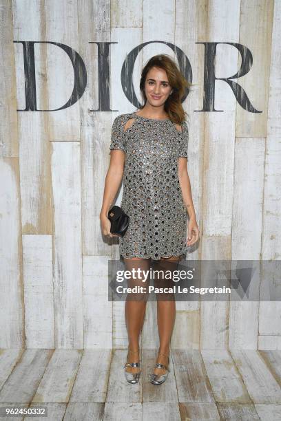 Alexia Niedzelski poses at a photocall during Christian Dior Couture S/S19 Cruise Collection on May 25, 2018 in Chantilly, France.