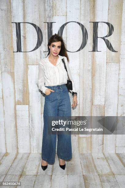 Anne Parillaud poses at a photocall during Christian Dior Couture S/S19 Cruise Collection on May 25, 2018 in Chantilly, France.